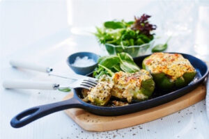 Read more about the article Feta cheese stuffed bell peppers